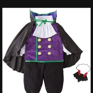 Kids Vampire Costume - Purple and Black